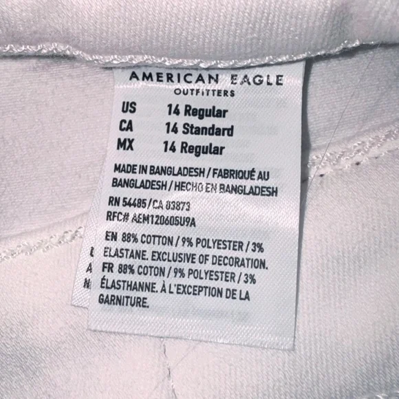 American Eagle Women’s White Jeans - Picture 5 of 9